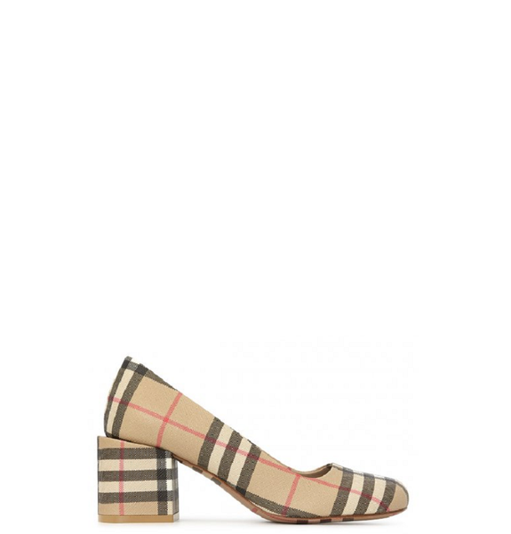  Giày Nữ Burberry Vintage Check Bio Base Pumps JOY CHK 