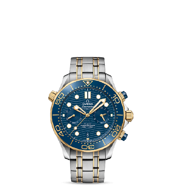  Đồng Hồ Nam OMEGA Seamaster Diver 300m Co-Axial Master Chronograph Automatic Chronometer 