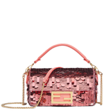  Túi Nữ Fendi Baguette Mini Embroidered 'Pink' 