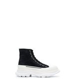  Giày Nữ Alexander McQueen Wmns Oversized Sneaker High 'Black' 