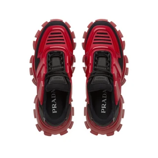  Giày Nữ Prada Cloudbust Thunder 'Black Scarlet Red' 