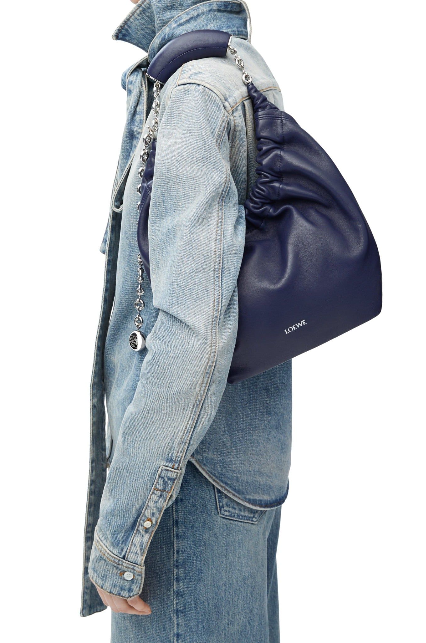  Túi Nữ Loewe Small Squeeze Bag 'Abyss Blue' 
