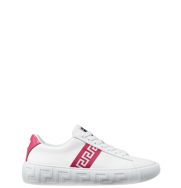  Giày Nữ Versace Greca 'White Pink' 