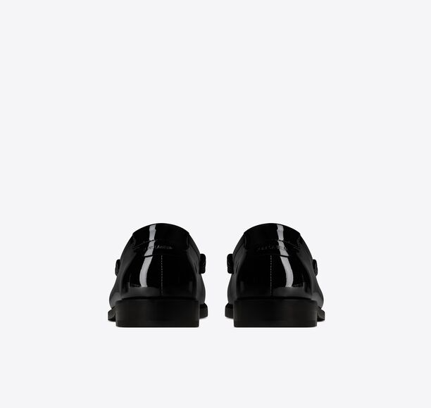 Giày Nữ Saint Laurent Le Loafer 'Black White' 