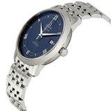  Đồng Hồ Nam OMEGA De Ville Prestige Automatic Chronometer 'Blue' Dial 