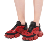  Giày Nữ Prada Cloudbust Thunder 'Black Scarlet Red' 