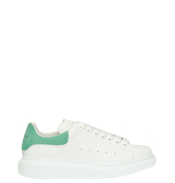  Giày Nữ Alexander McQueen Logo 'White Green' 
