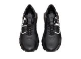  Giày Nam Valentino Leather Sneakers 'Black' 