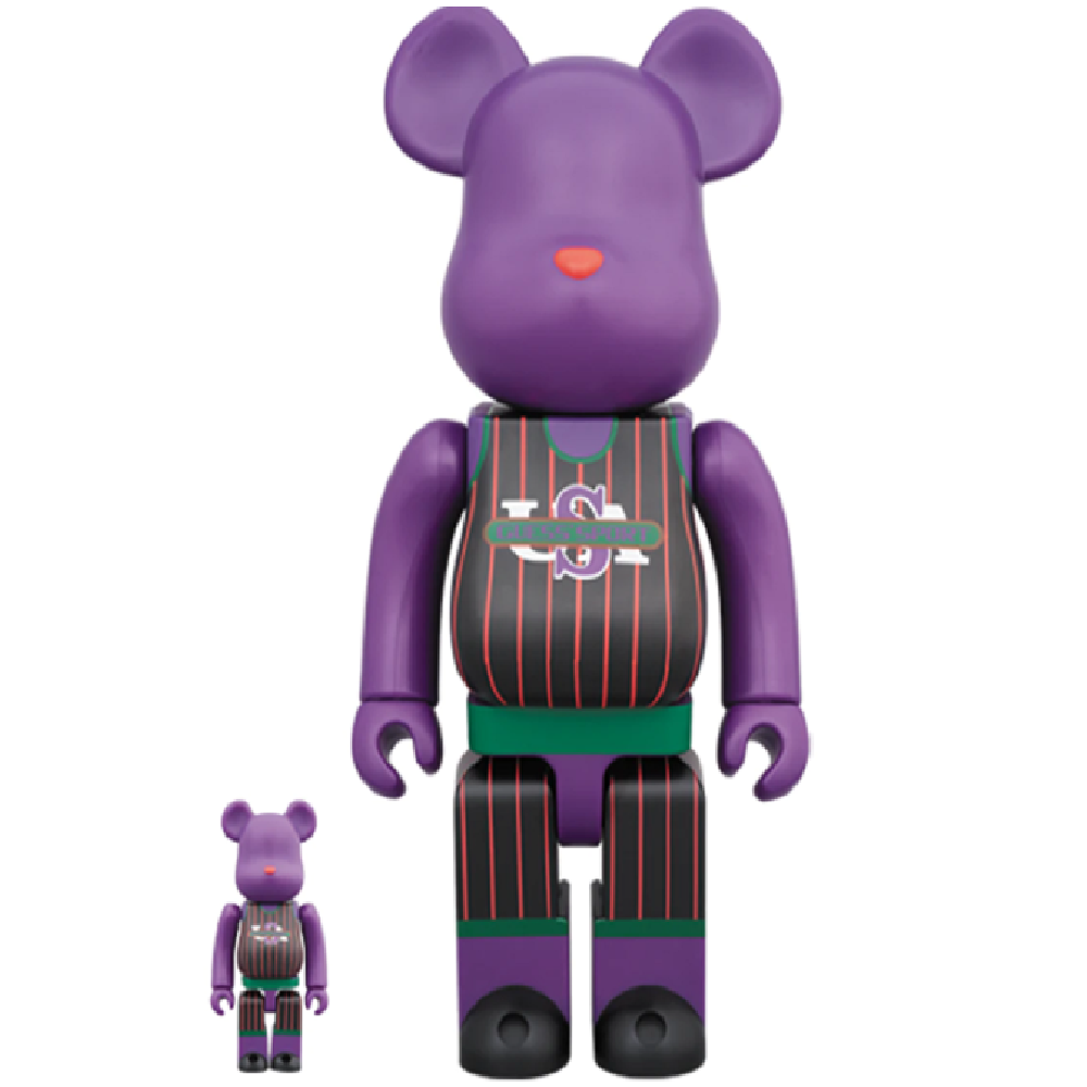  Mô hình Bearbrick Guess Sport Jersey 100% & 400% Purple 