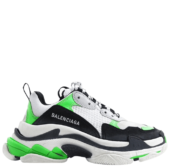  Giày Nữ Balenciaga Triple S Trainer 'Green Fluo' 