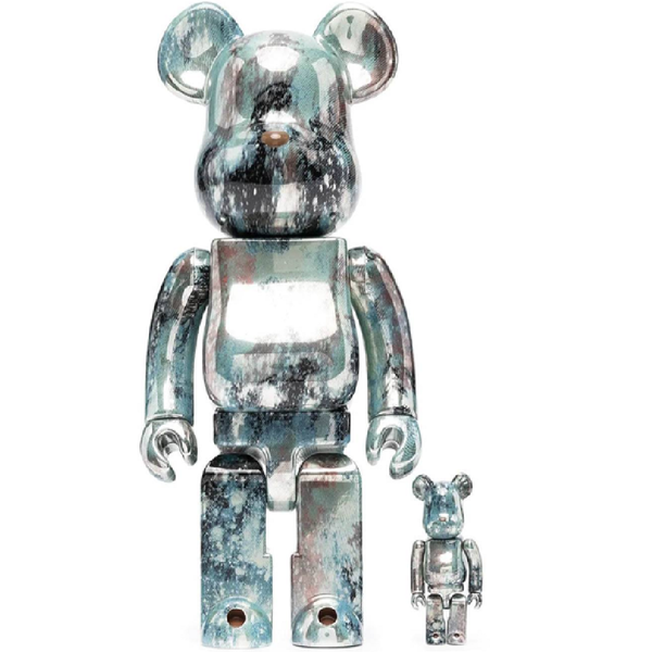  Mô hình Bearbrick Pushead Silver 400% 100% 