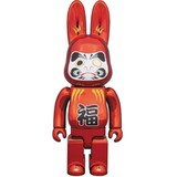  Mô hình Bearbrick Rabbrick Tatsumi 400% Red Plated 