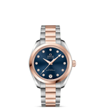  Đồng Hồ OMEGA Seamaster Aqua Terra Automatic Chronometer Diamond Blue Dial 