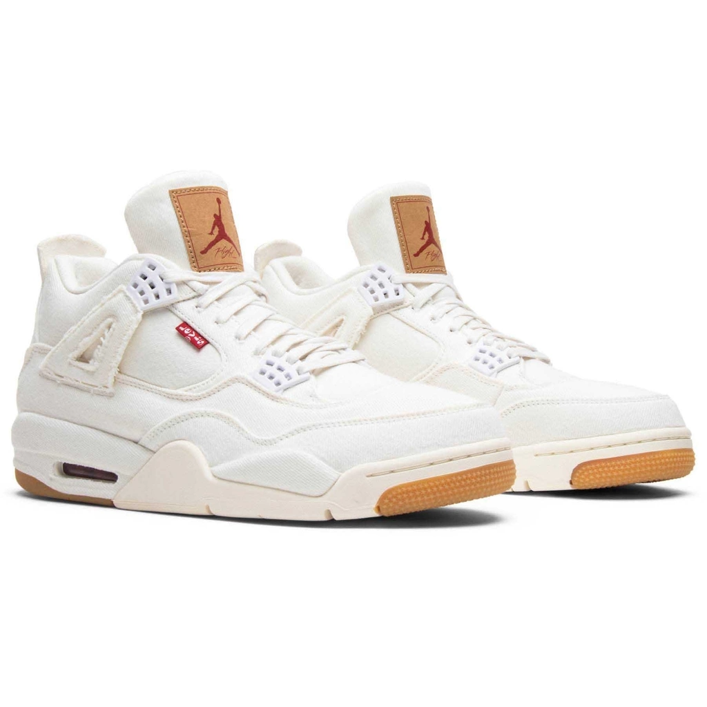 Giày Nike Air Jordan Levi's x Air Jordan 4 'White Denim' AO2571-100 – LUXITY