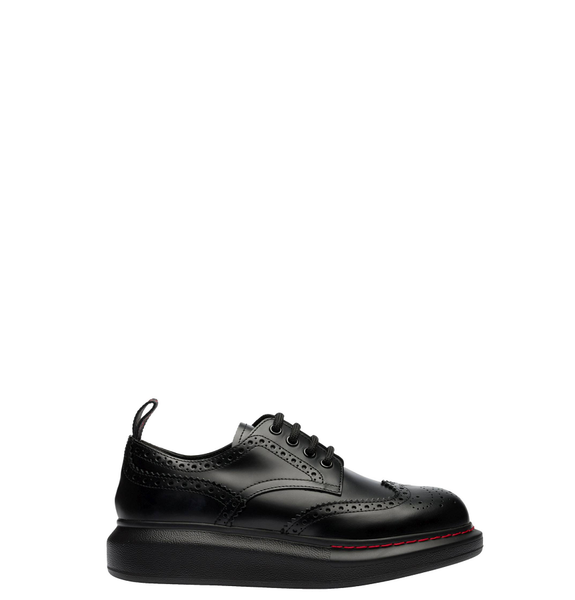  Giày Alexander McQueen Red Hybrid Sole Derby 'Black' 