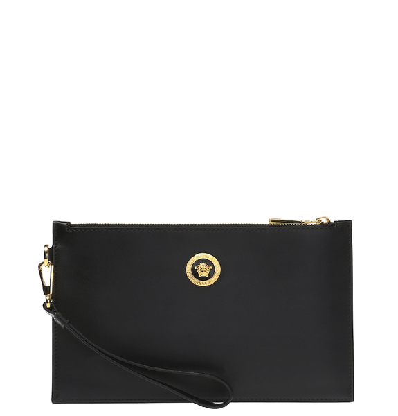  Túi Nữ Versace Medusa Embellished Clutch Bag 'Black' 