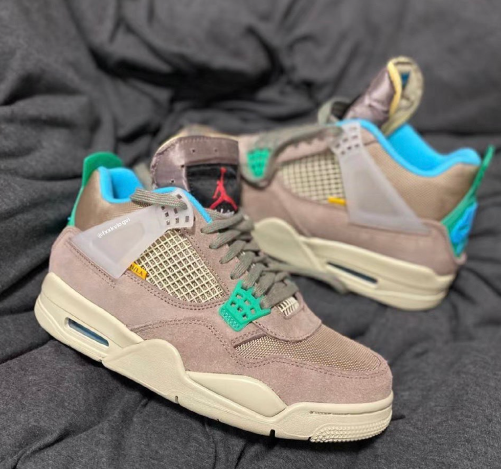  Giày Nike Union LA x Air Jordan 4 Retro 'Taupe Haze' 