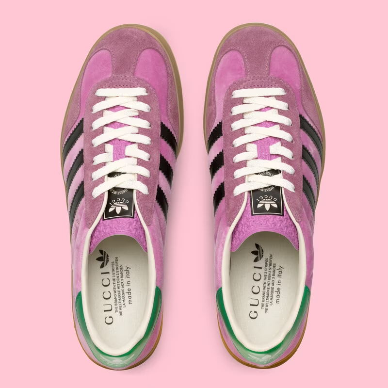 Adidas x Gucci Wmns Gazelle 'Pink Velvet' - 707864 9STU0 5960 | Ox Street