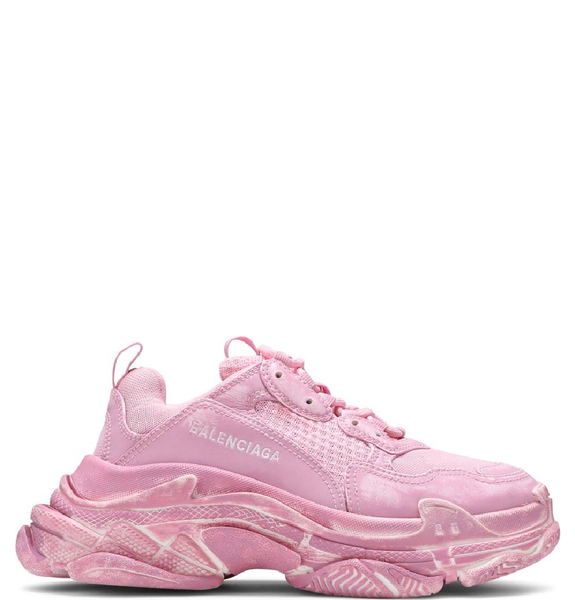  Giày Nữ Balenciaga Triple S Faded Sneaker 'Pink Faded' 