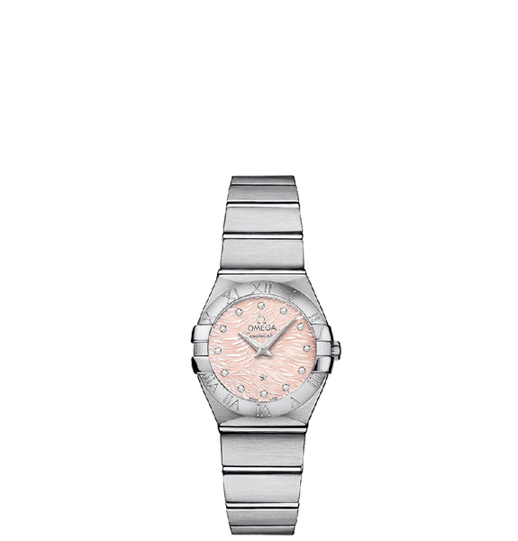  Đồng Hồ Nữ OMEGA Constellation Pink Mother of Pearl Dial Ladies 