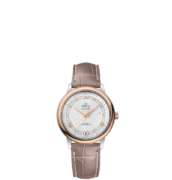  Đồng Hồ Nữ Omega De Ville Prestige Co-Axial Automatic 'Brown' 