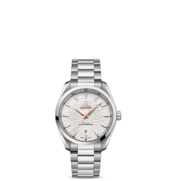  Đồng Hồ Nam OMEGA Seamaster Aqua Terra Automatic Opaline Silvery Dial 