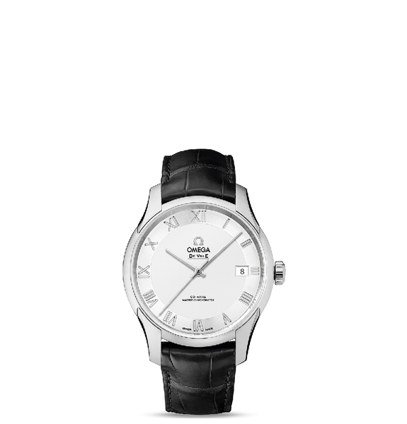  Đồng Hồ Nam Omega De Ville Automatic Silver Dial 'Black' 