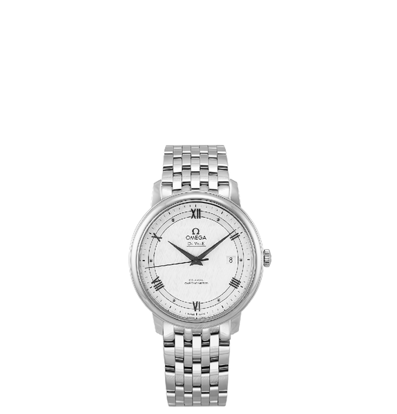  Đồng Hồ Nam OMEGA De Ville Automatic Silvery White Dial 