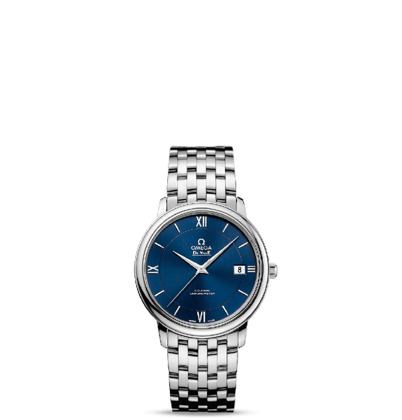  Đồng Hồ Nam OMEGA De Ville Prestige 'Blue' Dial 