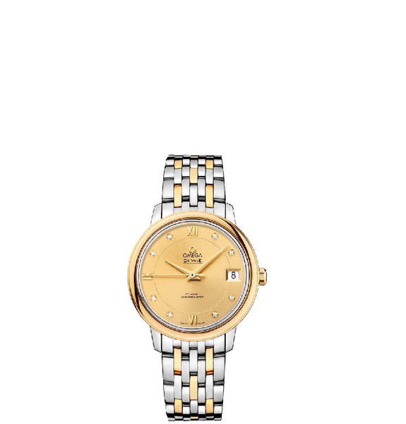  Đồng Hồ Nữ OMEGA DeVille Prestige Automatic Champagne Diamond 