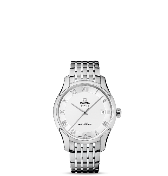  Đồng Hồ Nam OMEGA De Ville Hour Vision White Dial Stainless Steel Automatic 