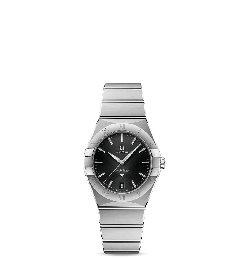  Đồng Hồ Nữ Omega Constellation Quartz Black Dial Ladies 