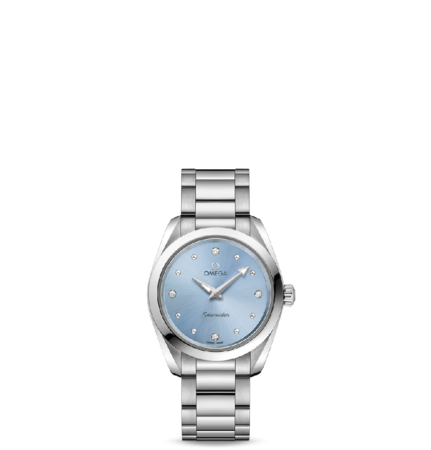  Đồng Hồ Nữ OMEGA Seamaster Aqua Terra Blue Diamond Dial Ladies 