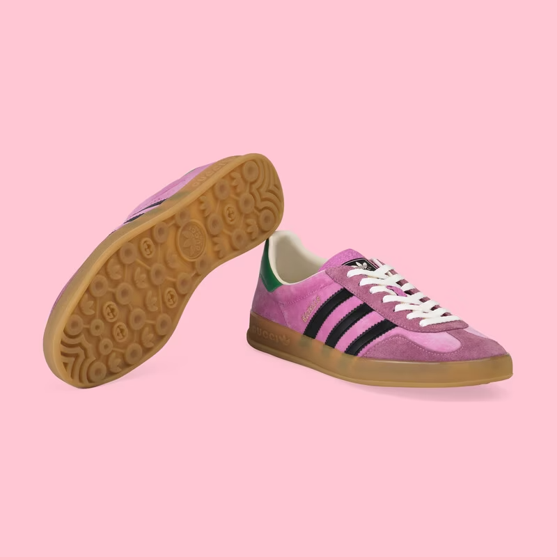 GiÃ y Nam Gucci x Adidas Gazelle 'Pink Velvet' 707848-9STU0-5960 â LUXITY