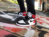  Giày Nike Air Jordan 1 Retro BG 'Black Toe' 2016 