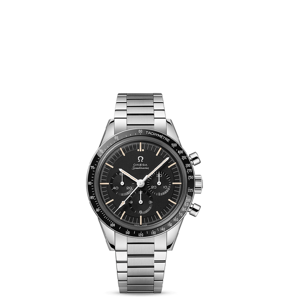  Đồng Hồ Unisex Omega Speedmaster Chronograph Hand Wind 'Black' 