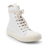  Giày Rick Owens High Top Sneakers 'White' 