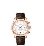  Đồng Hồ Nam Omega De Ville Chronometer 18kt Case Brown Leather 'Rose Gold' 