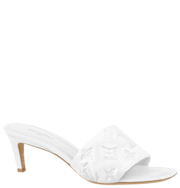  Dép Nữ Louis Vuitton Revival Mules 'White' 