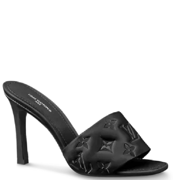  Dép Nữ Louis Vuitton Revival Mules 'Black' 