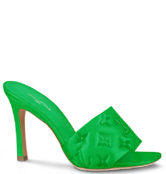  Dép Nữ Louis Vuitton Revival Mules 'Green' 