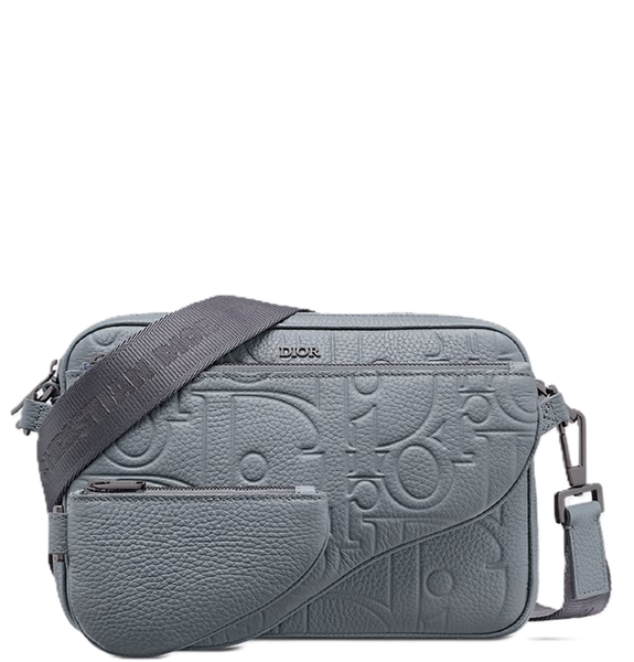  Túi Nam Dior Saddle Triple Pouch 'Grey' 