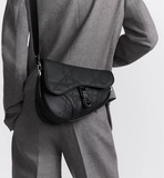  Túi Nam Dior Saddle Twin Bag 'Black' 