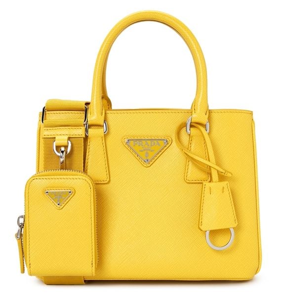  Túi Nữ Prada Saffiano Lux Galleria Mini 'Yellow' 