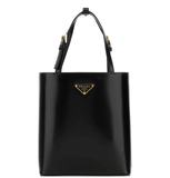  Túi Nữ Prada Logo-plaque Top Handle Bag 'Black' 