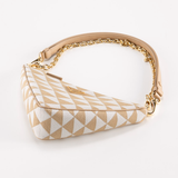  Túi Nữ Prada Embroidered Jacquard Fabric 'Beige' 