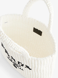  Túi Prada Logo Large Straw Tote Bag 'White' 