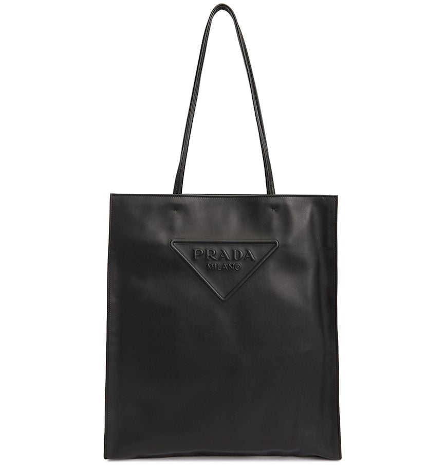  Túi Nữ Prada Logo Tote 'Black' 