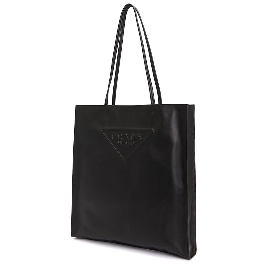  Túi Nữ Prada Logo Tote 'Black' 