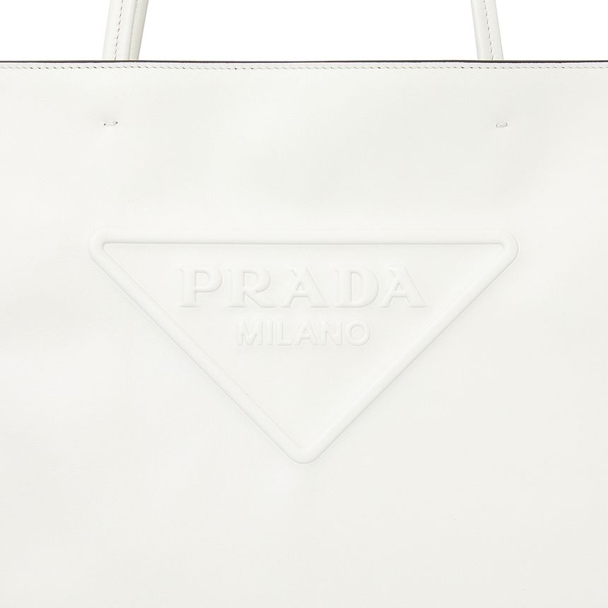  Túi Nữ Prada Logo Tote 'White' 